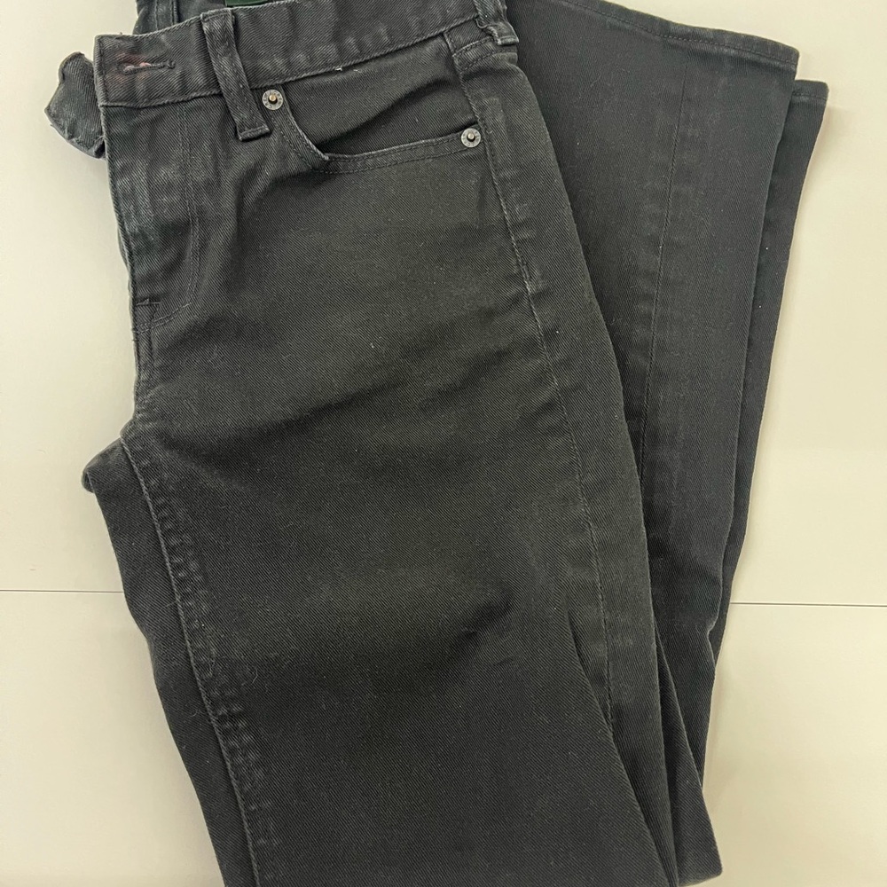 J. Crew Women’s 27S Matchstick Black Denim Jeans